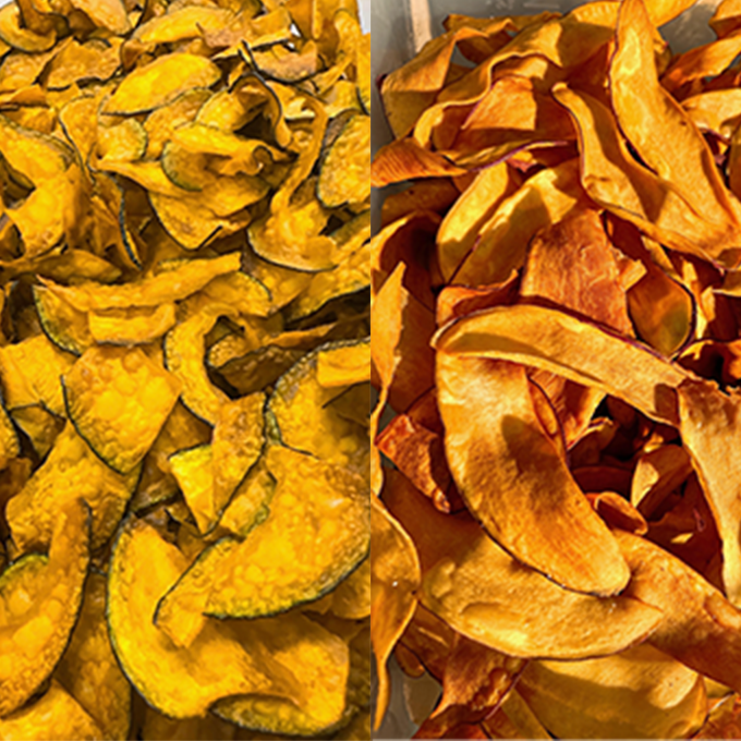 自家製野菜チップス