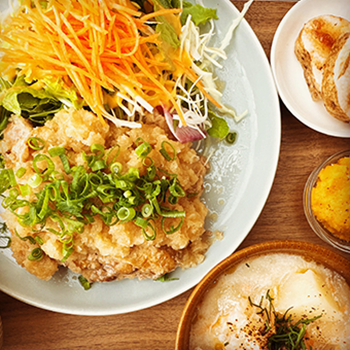 すだち風味鶏もも一枚のみぞれ煮